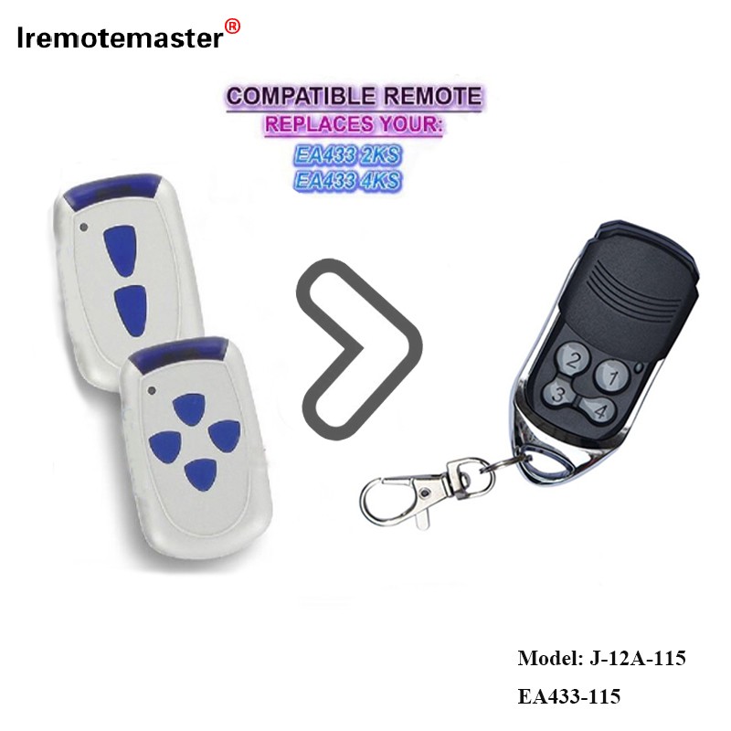 For EA433 2KS Garage door Opener Code Rolling 433,92 MHz