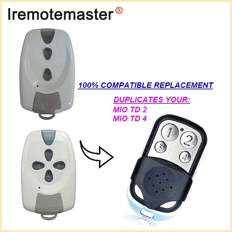 Pro MIO TR2 TR4 Garage Longinquus Control Rolling Code 433MHz