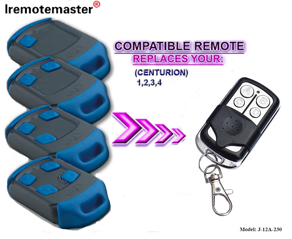 Garage Door Opener Remota Control 433MHZ Clone Rolling Code 4 Puga pyga